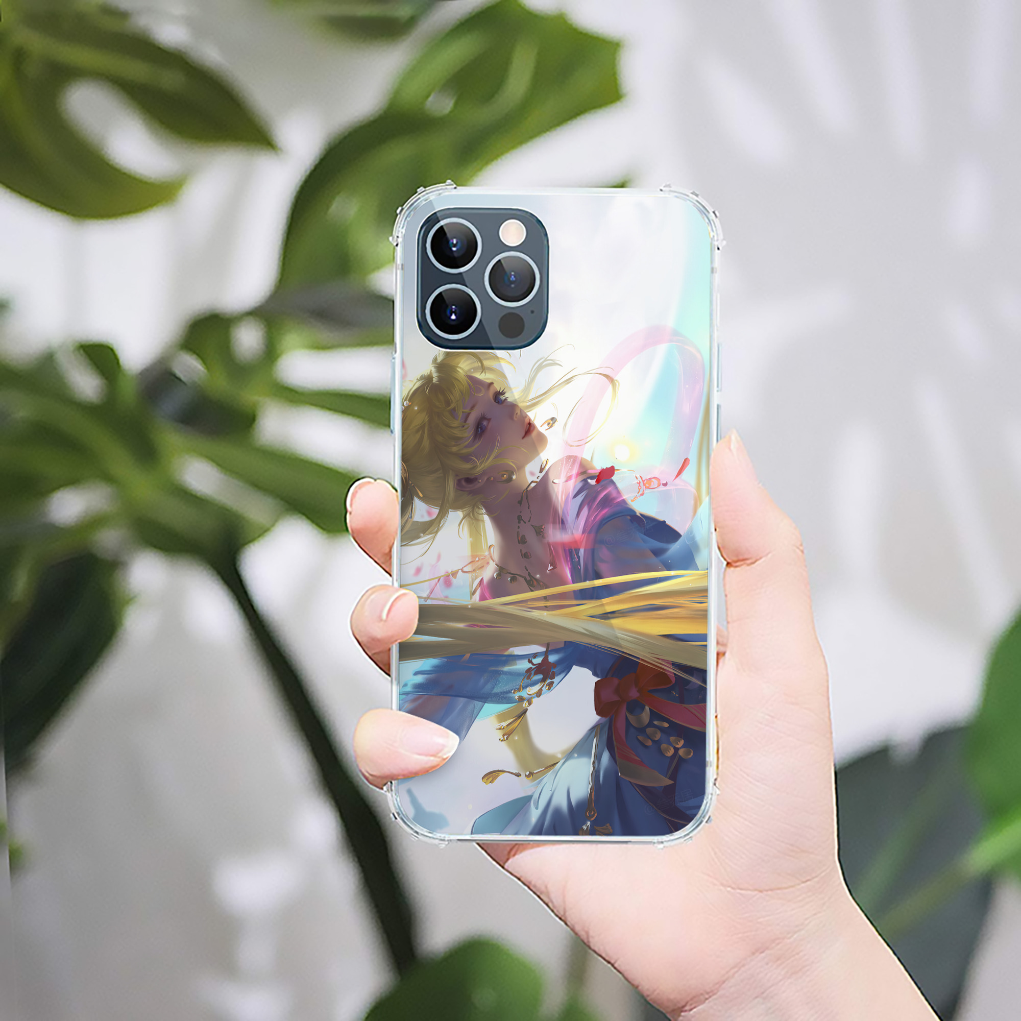 （画像用） 美少女戦士セーラームーン Sailor Moon 【iPhone 12シリーズ対応】透明スマホケース（クリアソフトケース）